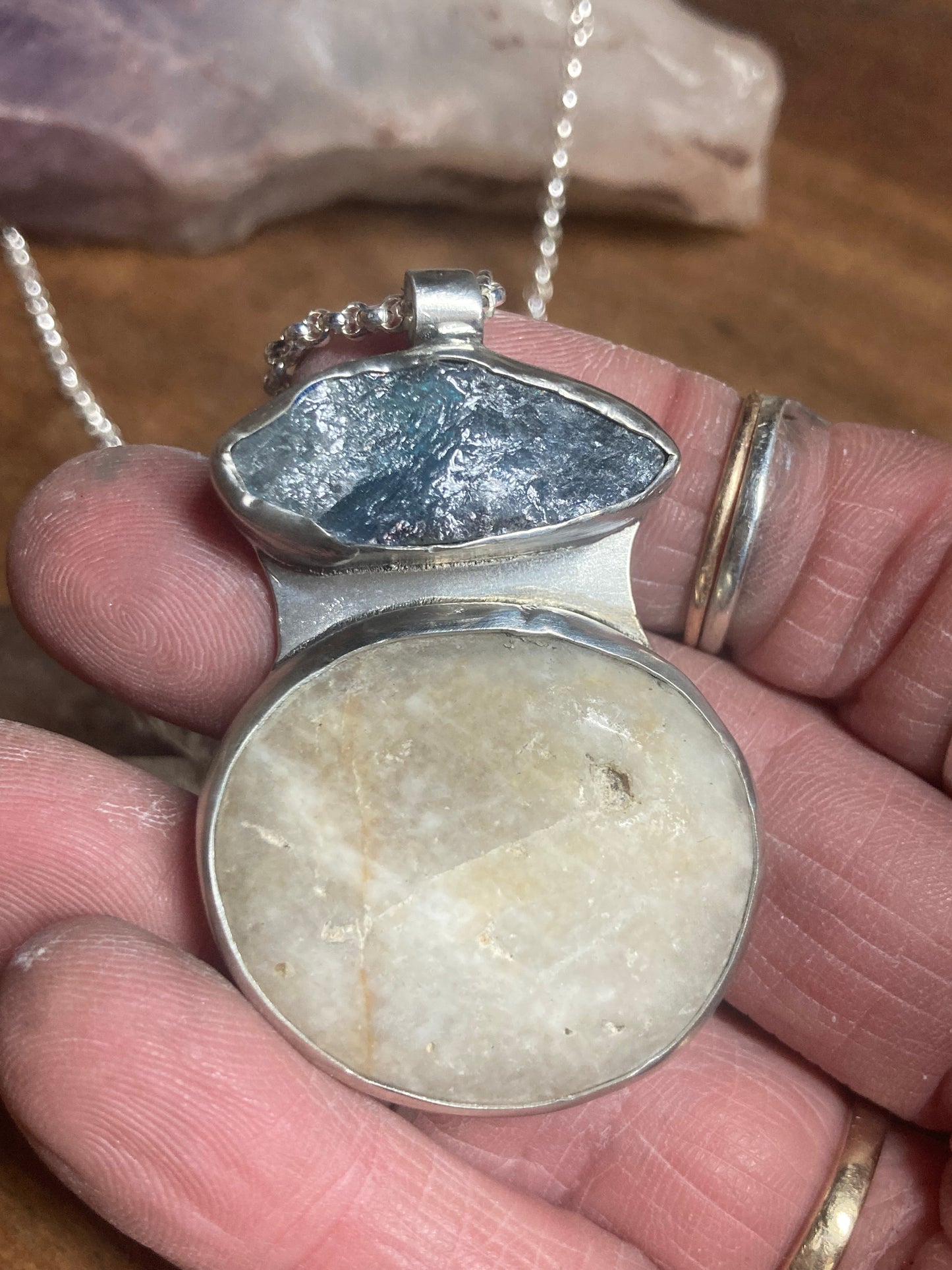 River and light pendant